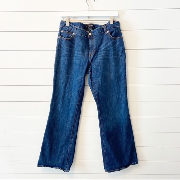 Banana Republic Denim - Banana Republic Medium Wash Mid Rise Cotton Blend Boot Cut Jeans Size 31/12R